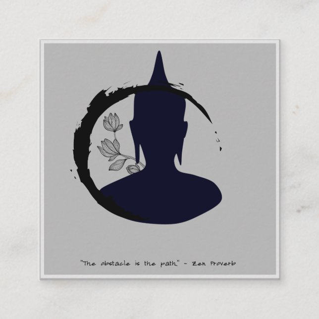 Tarjeta de presentación del entrenador de atención (Anverso)