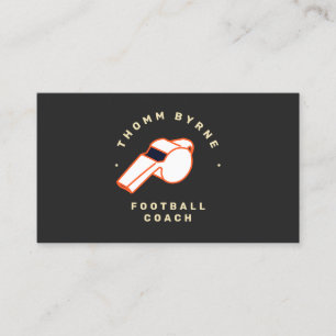 Tarjeta de presentación del equipo de deportes Whi