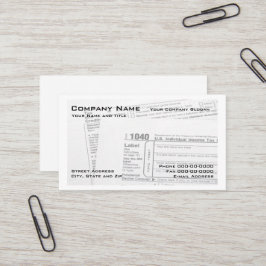 Tarjeta de presentación del formulario de impuesto