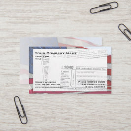 Tarjeta de presentación del formulario de impuesto