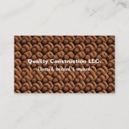 Tarjeta de presentación del instalador de alfombra