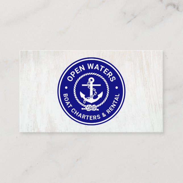 Tarjeta de presentación del logotipo de la carta n (Anverso)