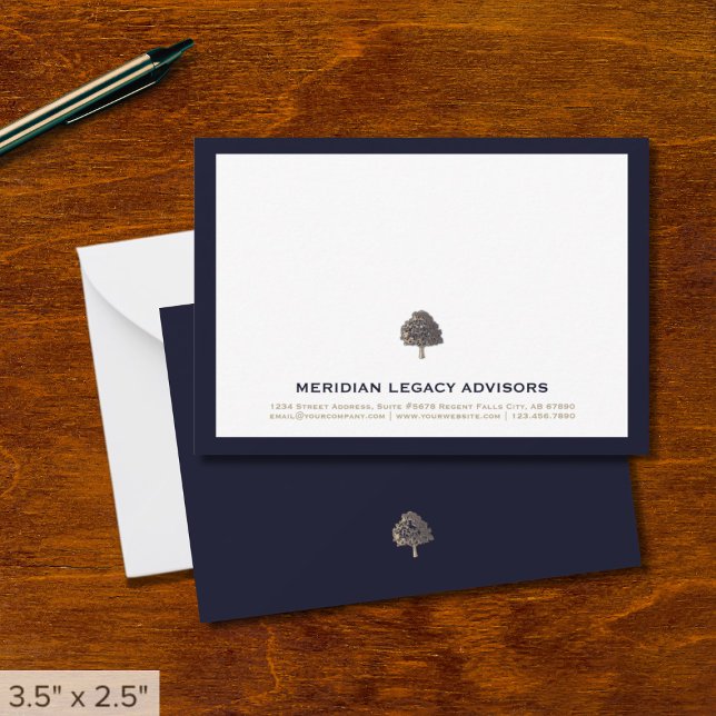 Tarjeta de presentación del logotipo del árbol de  (Subido por el creador)