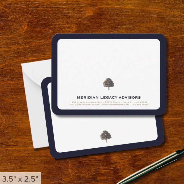 Tarjeta de presentación del logotipo del árbol de  (Subido por el creador)