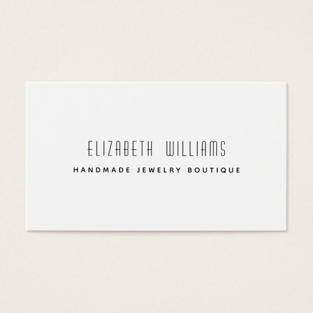 Tarjeta de presentación del logotipo del diseñador (Frente)