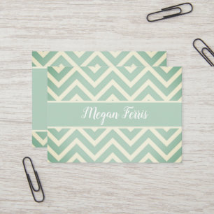 Tarjeta de presentación del patrón Chevron