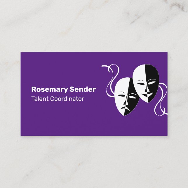 Tarjeta de presentación del personal de producción (Anverso)