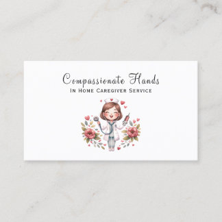 Tarjeta de presentación del servicio de enfermería