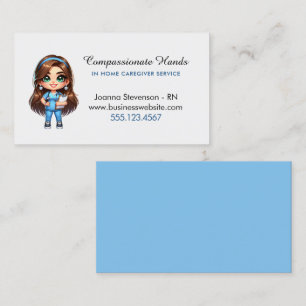 Tarjeta de presentación del servicio de enfermería