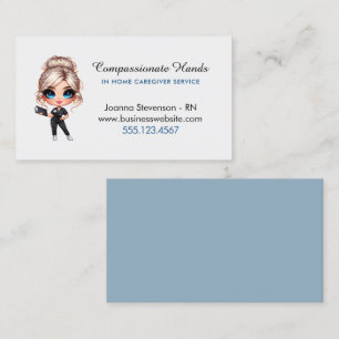 Tarjeta de presentación del servicio de enfermería