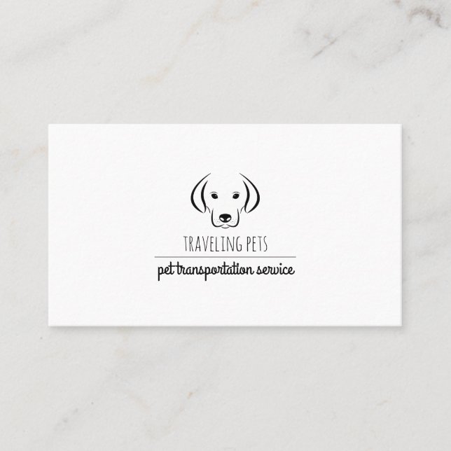 Tarjeta de presentación del servicio de entrega de (Anverso)