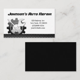 Tarjeta de presentación del servicio de reparación