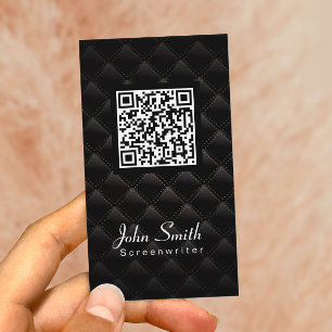 Tarjeta de presentación Deluxe QR Code Screwriter