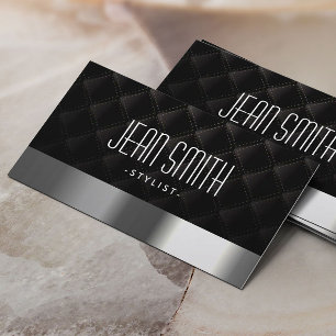 Tarjeta de presentación Deluxe Silver Border Styli