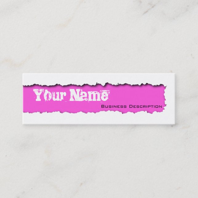 Tarjeta de presentación desleal (Anverso)