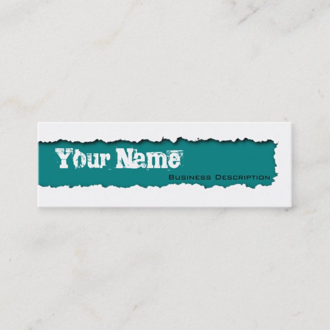 Tarjeta de presentación desleal (Anverso)