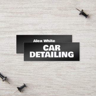 Tarjeta De Presentación Detailer de coches