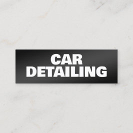 Tarjeta De Presentación Detailer de coches