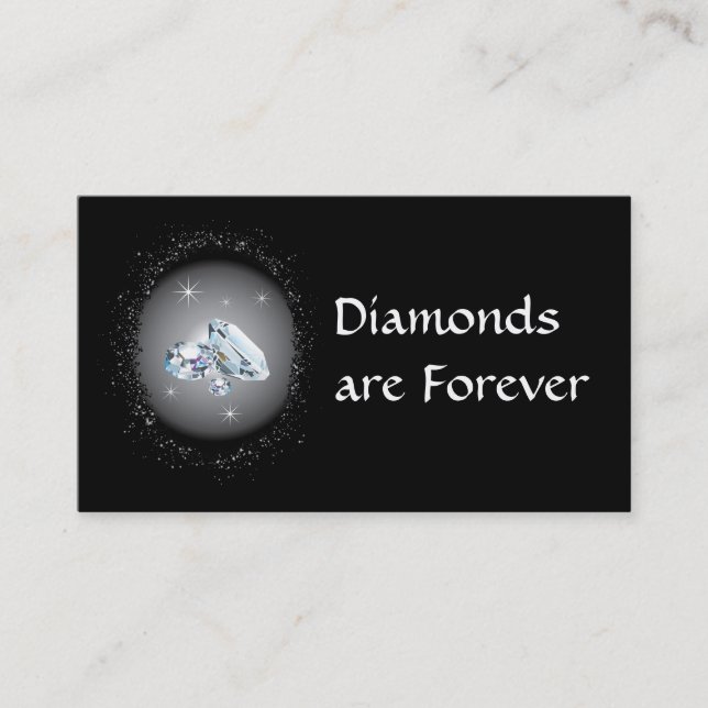 Tarjeta de presentación Diamonds (Anverso)