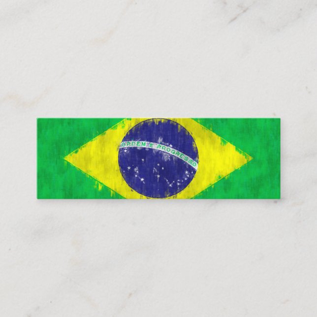 Tarjeta De Presentación Dibujo de pintura al petróleo de Brasil (Anverso)