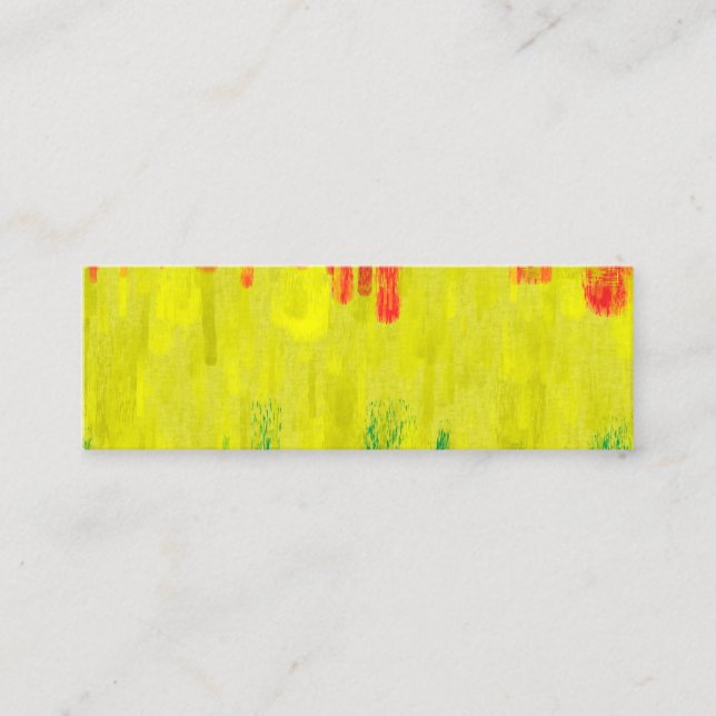 Tarjeta De Presentación Dibujo de pintura petrolera de Bolivia (Anverso)