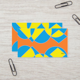 Tarjeta de presentación: diseño abstracto