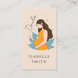 Tarjeta De Presentación Diseño de identidad de ilustración de atención mat