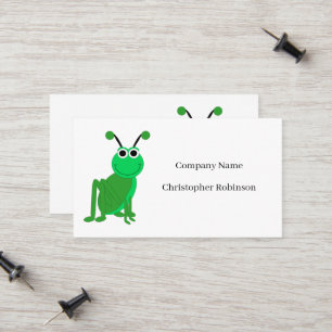 Tarjeta De Presentación Diseño de saltamontes