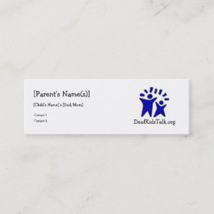 Tarjeta De Presentación Diseño Tarjeta-Delgado del padre de JWPOSD