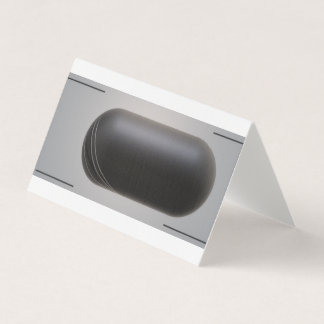 Tarjeta de presentación doblada horizontal Persona