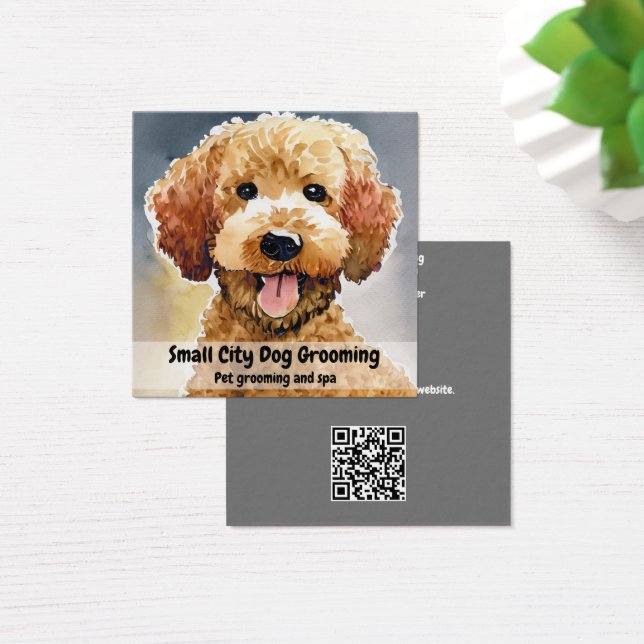 Tarjeta de presentación Dog Groomer (Escritorio)