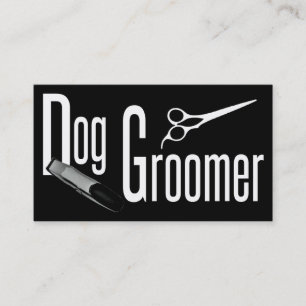 Tarjeta de presentación Dog Groomer
