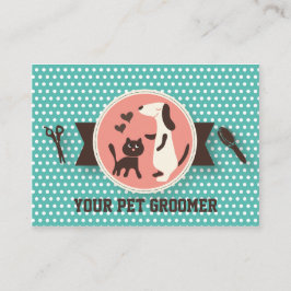 Tarjeta de presentación Dog Groomer - Personalizab