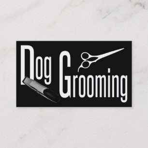 Tarjeta de presentación Dog Grooming