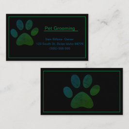 Tarjeta de presentación Dog Grooming