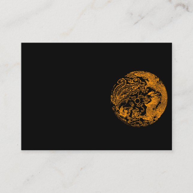 Tarjeta de presentación Dragon y Phoenix (Anverso)