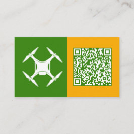 Tarjeta De Presentación Drones QR
