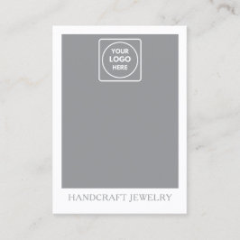 Tarjeta De Presentación Dusty Blue Jewelry display holder
