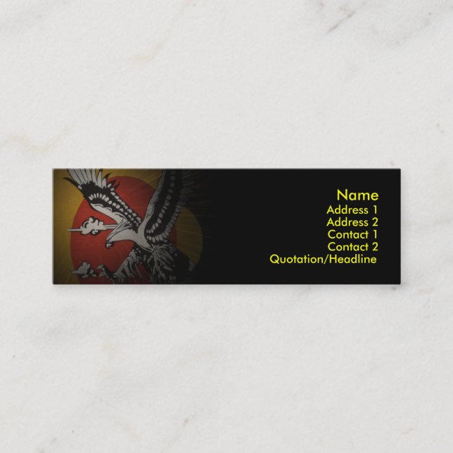 Tarjeta de presentación Eagle (Anverso)