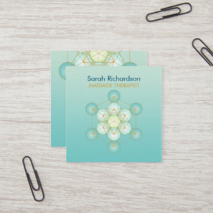 Tarjeta de presentación editable para terapeutas d