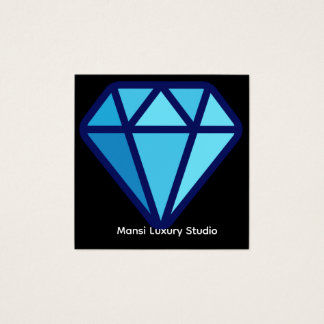 Tarjeta de presentación elegante con logotipo de d