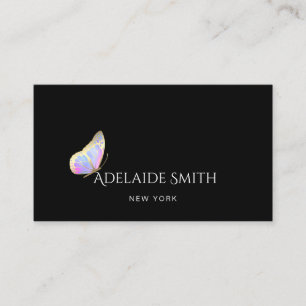 tarjeta de presentación elegante del logotipo de l