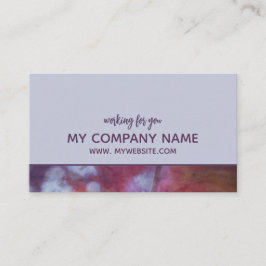 Tarjeta de presentación elegante y artística moder