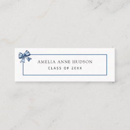 Tarjeta De Presentación Elegante y elegante red de graduados