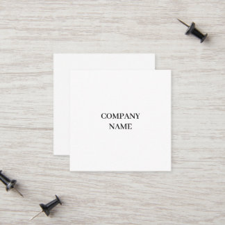 Tarjeta de presentación empresarial de 2,5" x 2,5"