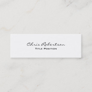Tarjeta de presentación empresarial elegante moder