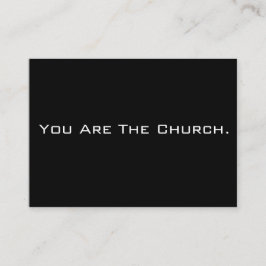 Tarjeta De Presentación Eres La Iglesia