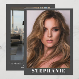 Tarjeta de presentación esencial con solapa | Tarj