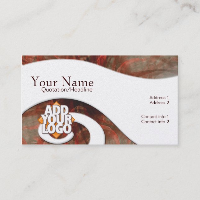 Tarjeta de presentación especial EarthSwirl (Anverso)