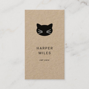Tarjeta de presentación especializada en gatos rus